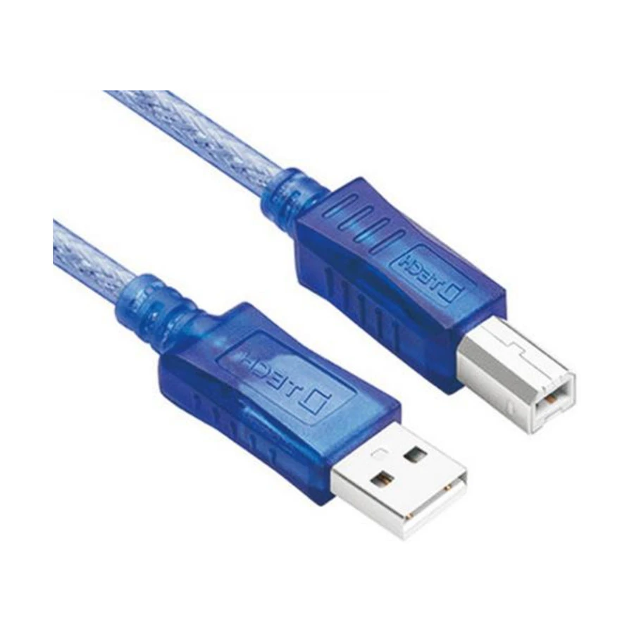 DTECH USB Type-A Male to Type-B Male, 10 Meter, Blue Printer Cable #DT-CU0114