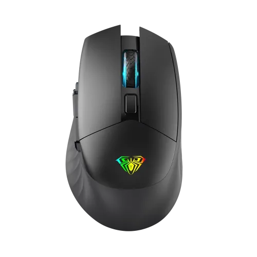 [0000287] AULA SC520 2.4G Dual-mode Wired & Wireless Rechargeable Mouse Black