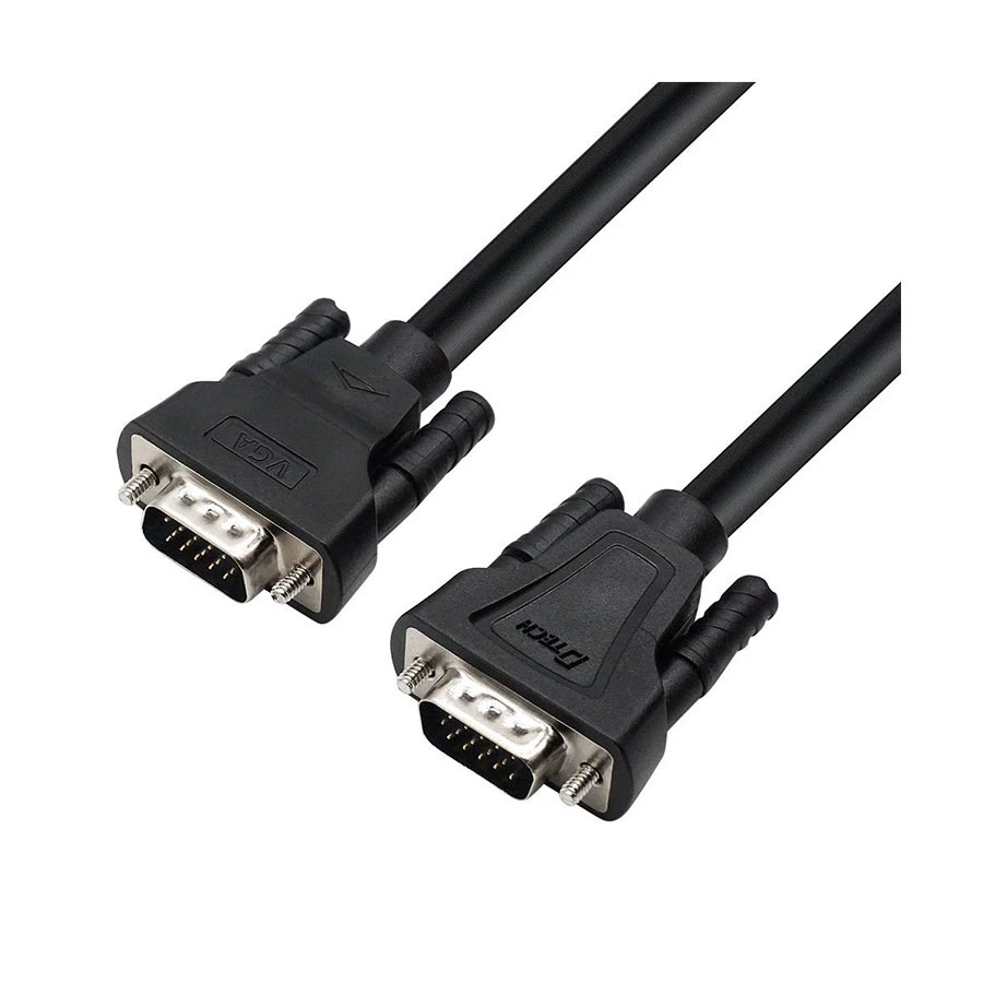 DTECH VGA Male to Male 25 Meter Black Cable # DT-V008