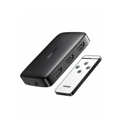 [0004830] UGREEN CM333 (80126) HDMI Female to Female Black Switcher #2 in 1 out, 80126
