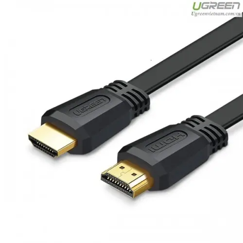 [0004838] UGREEN 5M HDMI Round Flat Cable (Green/Black) #10167