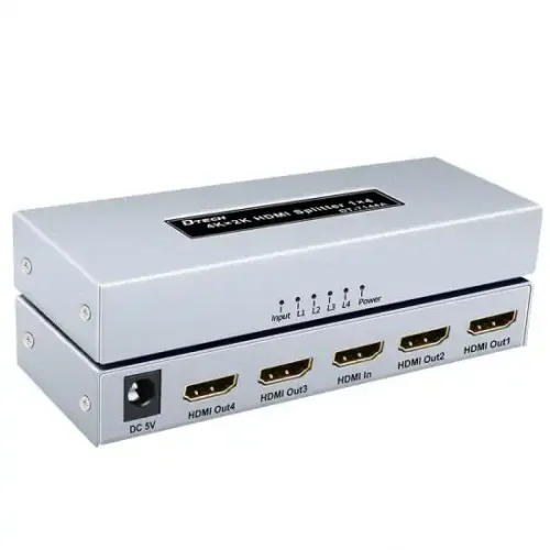 [0004916] DTECH DT-7144A 4Kx2K HDMI Splitter 1x4