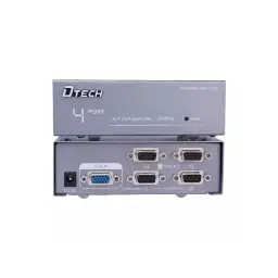  DTECH DT-7254 1 TO 4 250MHZ VGA SPLITTER 