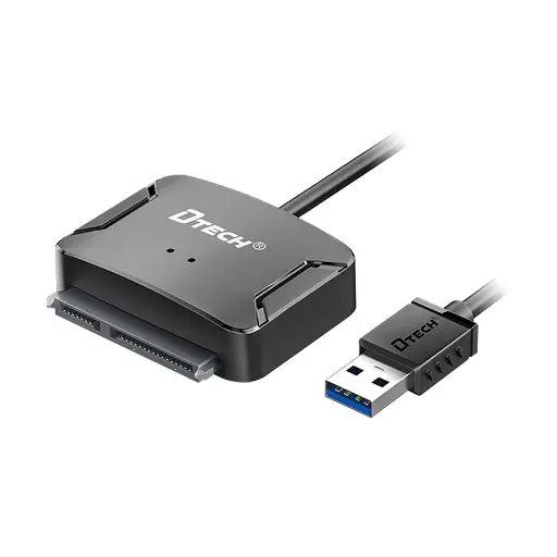 [0004961] DTECH USB Male to SATA Female 0.3 Meter Black Converter # DT-5038A