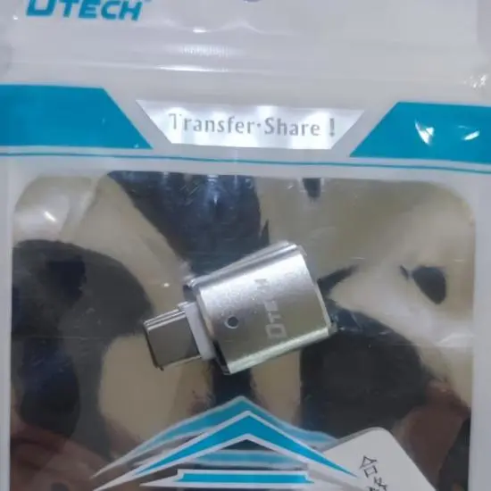 DTECH Type C Port Male To USB A 3.0 Female Converter DT-2959S OTG Adapter Silver