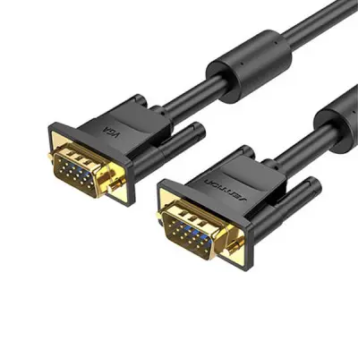 [0005037] VENTION DAEBJ VGA(3+6) Male to Male Cable with ferrite cores 5M Black