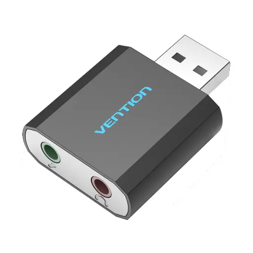 [0005094] VENTION VAB-S17-B USB External Sound Card # VAB-S17-B