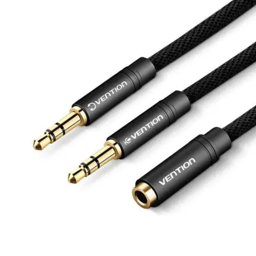 [07085] VENTION BBTBY 2 in 1 3.5mm Audio Cable