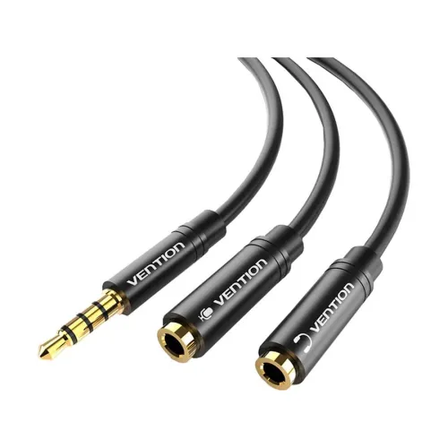 [07086] VENTION BBVBY Dual 3.5mm Female to 3.5mm Male Stereo Splitter Audio Cable