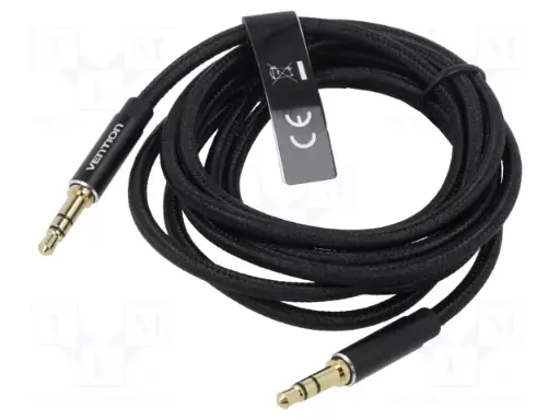 [0005108] VENTION 3.5mm Audio Cable M/M Cotton Braided 1.5m - BAWBG