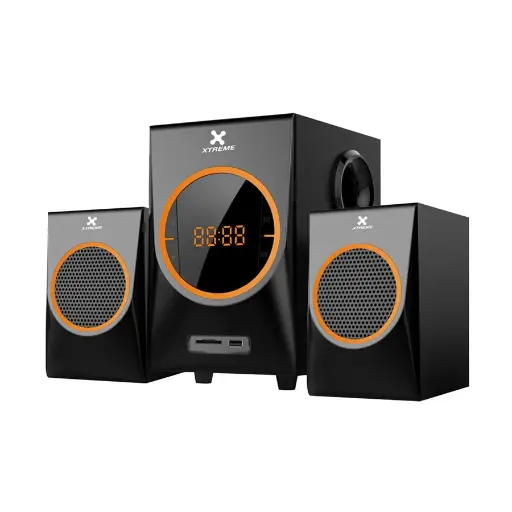 [0005200] Xtreme Win 2:1 Bluetooth Black Multimedia Speaker With Remote