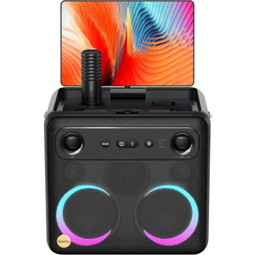 [0005224] Ikarao Xtreme Break X2 All in One Karaoke Portable Bluetooth Speaker With Built-In 10 Inch Tablet And Wireless Microphone