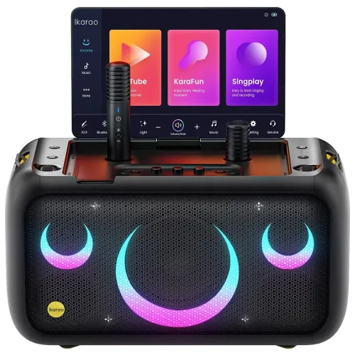 [0005225] Ikarao Xtreme Break X1 All in One Karaoke Portable Bluetooth Speaker With Built-In 13 Inch Tablet And Wireless Microphone