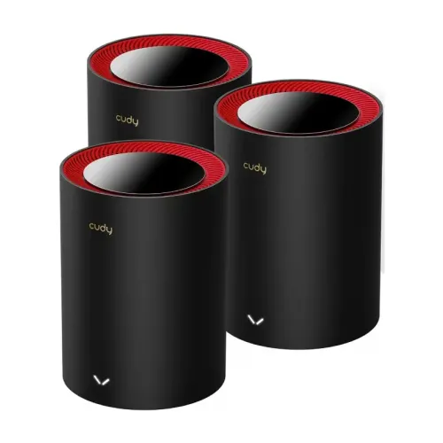 [0005391] Cudy M3000 AX3000 2.5G Dual Band Wi-Fi 6 Mesh Router (3 Pack)