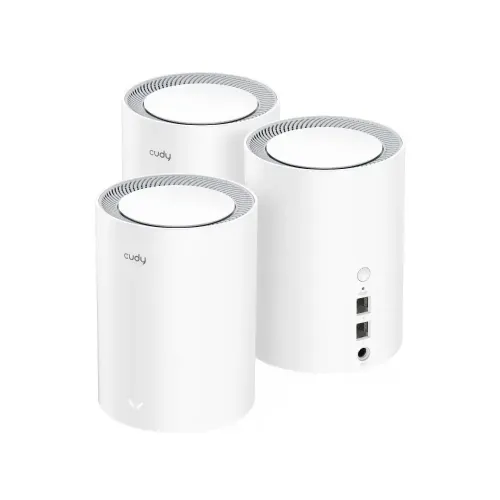 [0005392] Cudy M1800 AX1800 Dual Band Mesh Router (3 Pack)