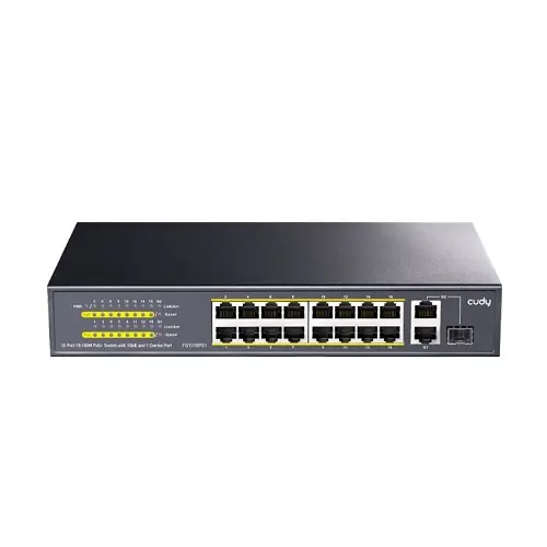 [0005448] Cudy FS1018PS1 16 Port PoE+ Unmanaged Switch