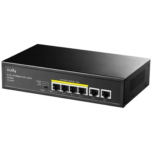 [0005451] Cudy FS1006P 6-Port 10/100M PoE+ Switch