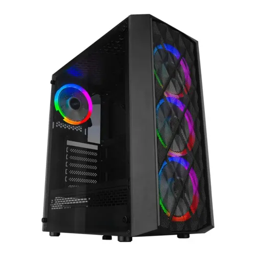 [0000326] MaxGreen JX188-15 Mid-Tower RGB ATX Gaming Case