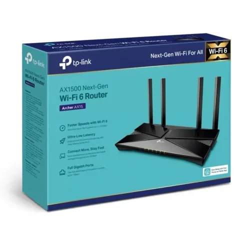 [0005522] TP-Link Archer AX15 AX1500 Dual Band Gigabit WiFi Router