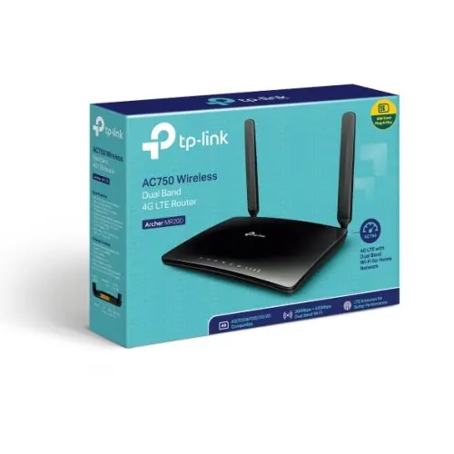 [0005565] TP-Link Archer MR200 AC750 Dual Band 4G LTE Router