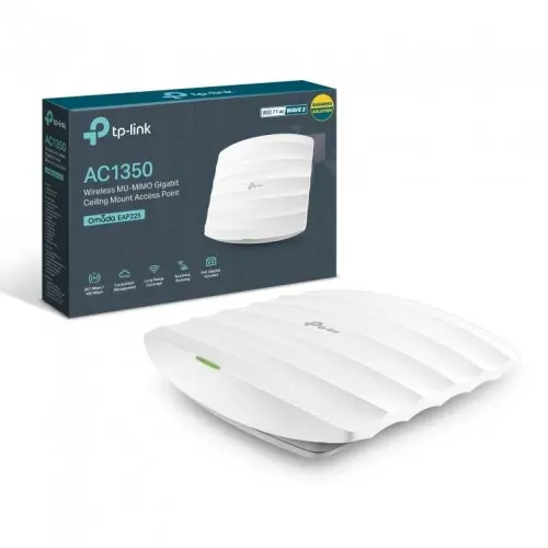 [05922] TP-Link EAP225 AC1350 Wireless MU-MIMO Gigabit Ceiling Mount Access Point