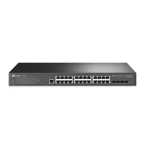 [06006] TP-Link TL-SG3428 JetStream 24-Port Gigabit L2+ Managed Switch with 4 SFP Slots