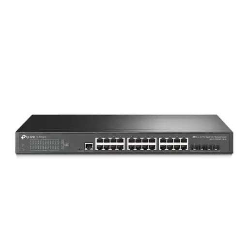 [05840] TP-LINK T2600G-28TS (TL-SG3424) 24-Port Gigabit L2 Managed Switch with 4 SFP Slot