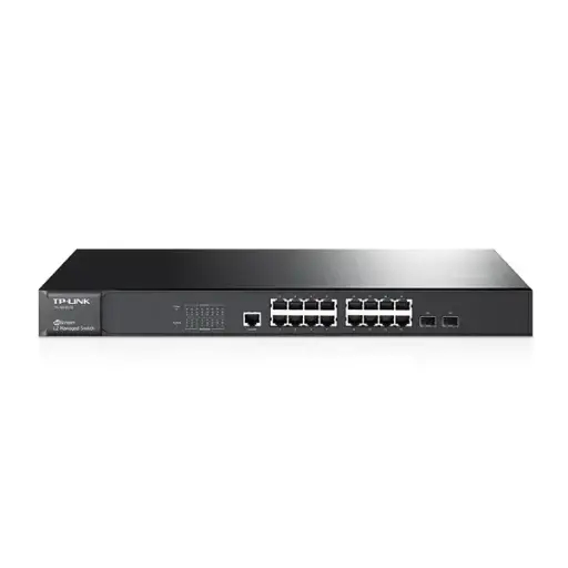 [0005636] TP-LINK T2600G-18TS (TL-SG3216) 16-Port Gigabit L2 Managed Switch with 2 SFP Slots