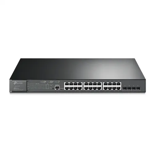 [0005641] TP-Link TL-SG3428MP JetStream 28-Port Gigabit L2+ Managed Switch with 24-Port PoE+