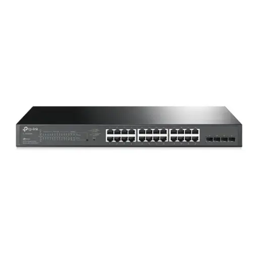 [0005648] TP-LINK TL-SL2428P 24-Port 10/100 Mbps + 4-Port Gigabit Smart Switch with 24-Port PoE+