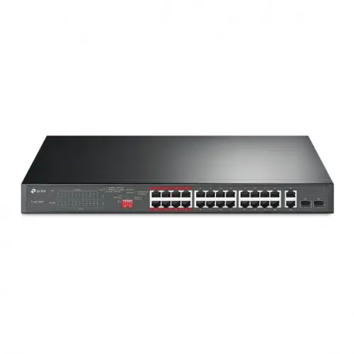 [0005657] TP-Link TL-SL1226P 24-Port Gigabit Unmanaged PoE+ Switch
