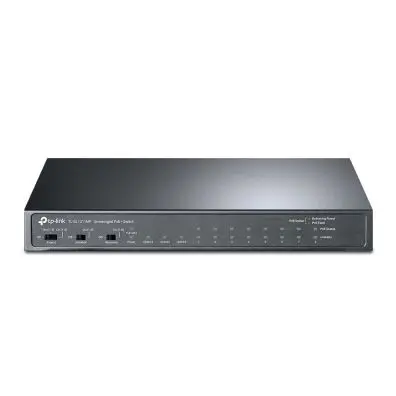 [0005660] TP-Link TL-SL1311MP | 8 Port 10/100Mbps + 3 Port Gigabit Desktop Switch with 8 Port PoE+