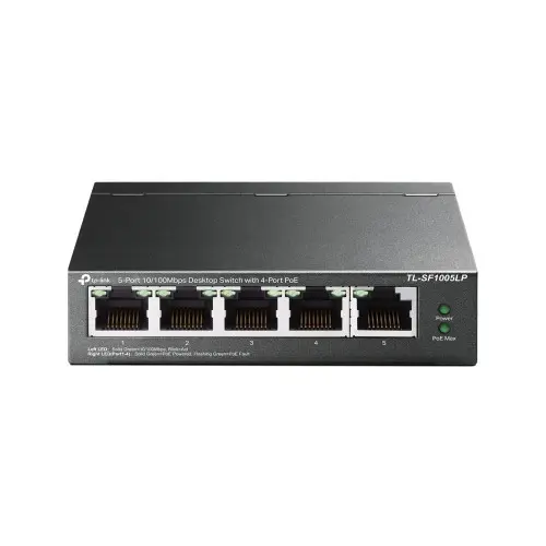 [0005665] TP-Link TL-SF1005LP 5-Port 10/100Mbps Desktop Switch with 4-Port PoE