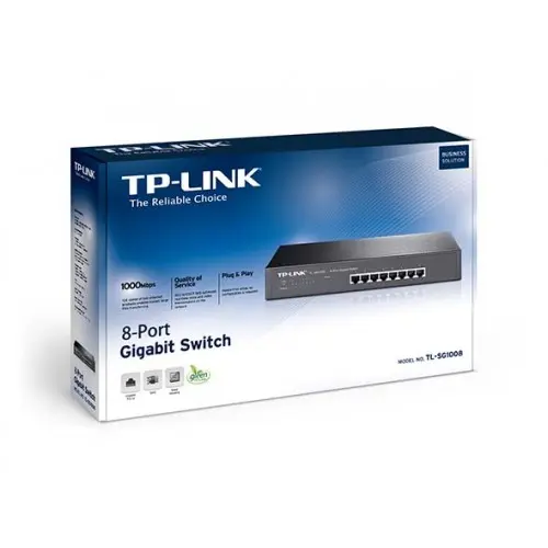 [05987] TP-Link TL-SG1008 8-Port Gigabit Desktop/Rackmount Switch