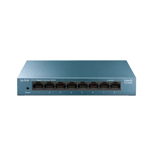 [0005678] TP-Link LS108G 8-Port 10/100/1000Mbps Desktop Switch