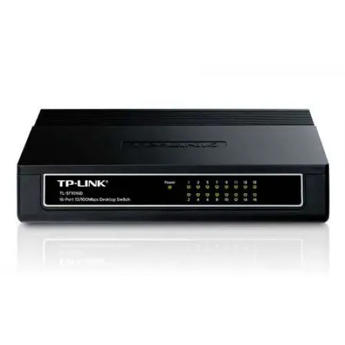 [0005683] TP-Link Switch SF1016D 16 Port 10/100 Plastic Body Switch