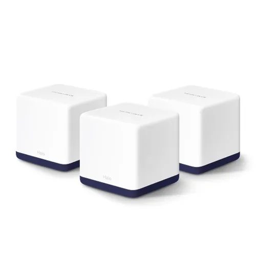 [0005701] Mercusys Halo H50G AC1900 Dual Band Gigabit Mesh Router (3 Pack)