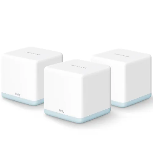[0005719] Mercusys Halo H30 AC1200 Dual-Band Mesh Router (3 Pack)