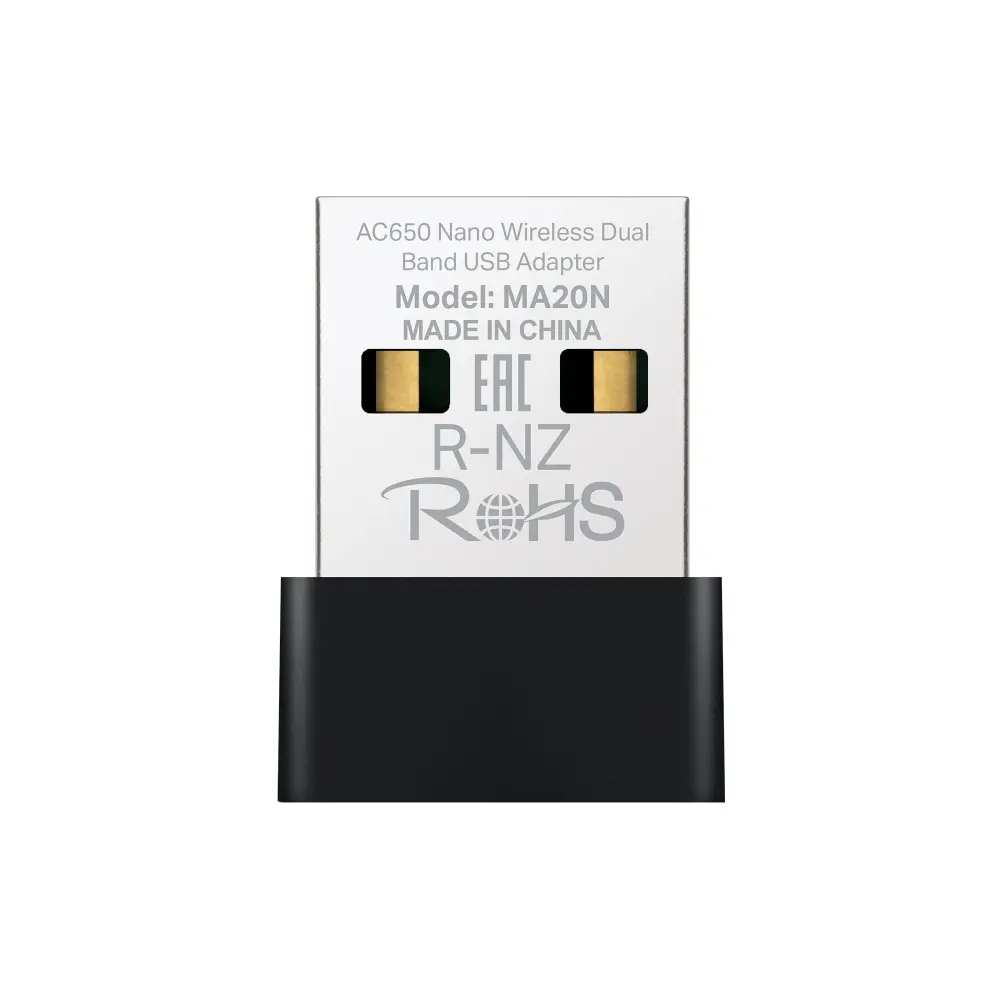Mercusys AC650 Nano Wireless Dual Band USB Adapter (MA20N)
