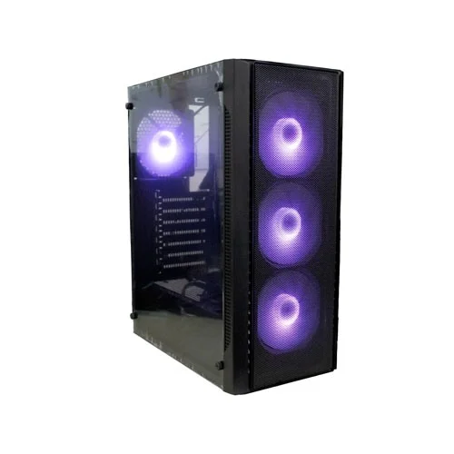 [0000358] PC Power PG-200 SNOW BLACK ATX Gaming Casing