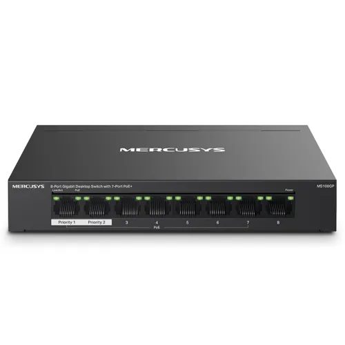 [04334] Mercusys MS108GP 8-Port PoE Gigabit Desktop Switch