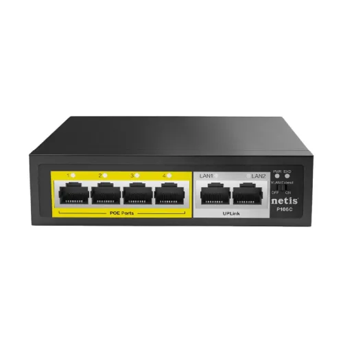 [0005863] Netis P106C 6-Port Unmanaged POE Switch