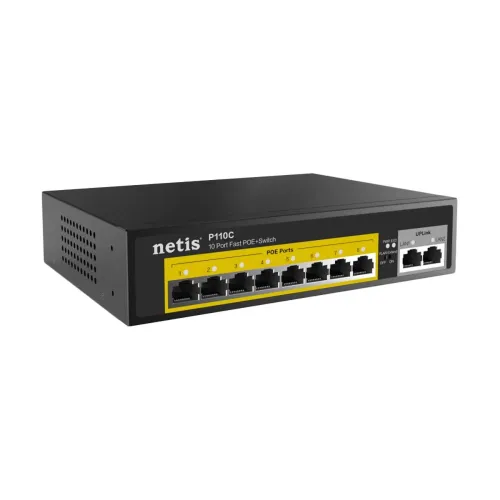 [04579] Netis P110C 10-Port Unmanaged POE Switch