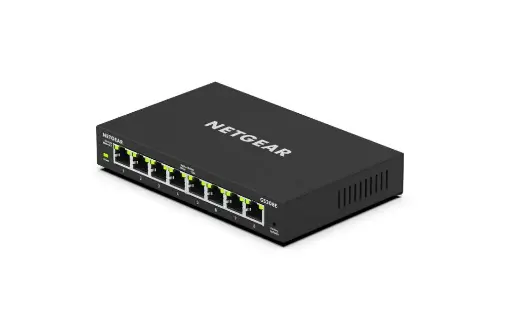[0005869] Netgear GS308E 8-PORT GIGABIT SMART MANAGED PLUS DESKTOP SWITCH