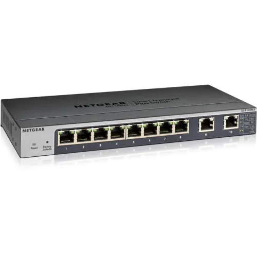 Netgear GS110EMX 8-Port Gigabit Ethernet Plus Switch