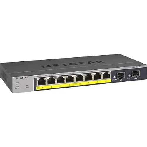 [0005879] Netgear GS110TP 10-Port Gigabit Ethernet Smart Switch