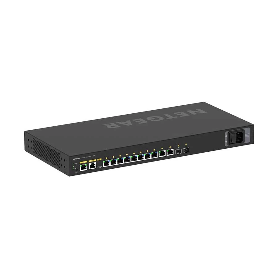Netgear M4250-10G2F-PoE+ (GSM4212P) 12 Port Managed AV Line Rackmount Switch