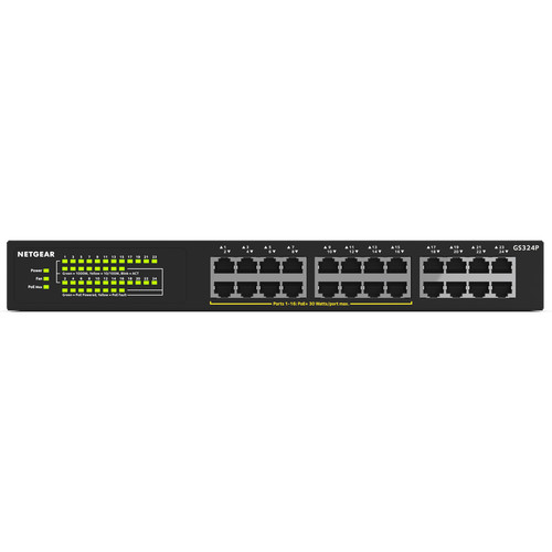 [0005887] Netgear GS324P 24-Port Gigabit PoE Unmanaged Switch