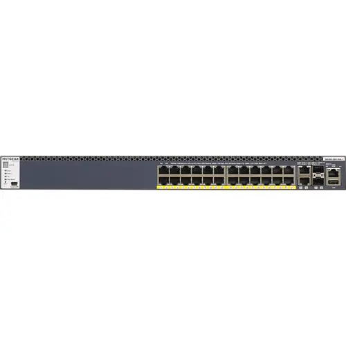 Netgear M4300-28G-PoE+ 26-Port 1G/10G PoE+ Compliant Managed Network Switch with SFP+ (480W)