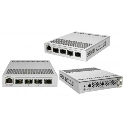 [04439] Mikrotik CRS305-1G-4S+IN Single Gigabit Ethernet port Switch